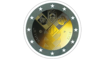 2 Euro Gedenkmünze Litauen