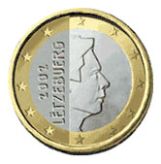 1 euro, Luxembourg