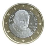 1 euro, Vatican, third series