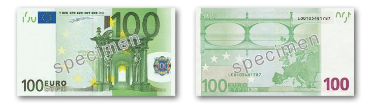 100 Euro – Erste Serie