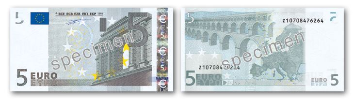5 Euro – Erste Serie