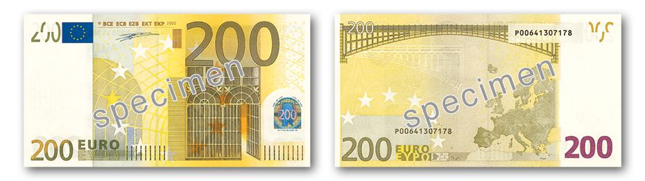 Schein bild euro drucken 100 1000 Schein