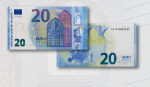 Neue 20-Euro-Banknote mit Fenster für den Durchblick