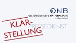OeNB tritt den falschen Behauptungen der SPÖ Burgenland entschieden entgegen und prüft Einleitung rechtlicher Schritte