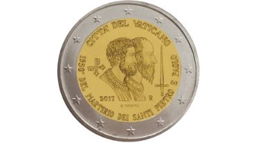 Vatikan: 2-Euro-Gedenkmünze 2017