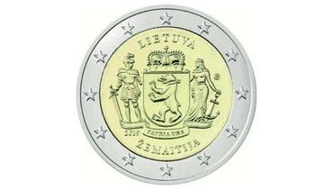 2 euro münze litauen samogitien