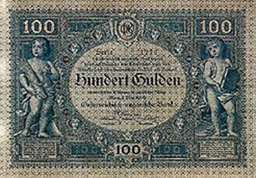 100 Gulden, deutsche Seite - 1880