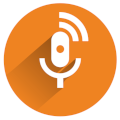 podcast icon in orange