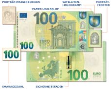 Bild zu: 100- und 200-Euro-Banknoten