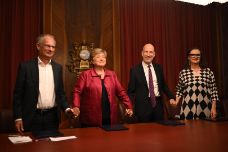 Markus Marterbauer, Kristalina Georgieva, Martin Kocher, Edeltraud Stiftinger