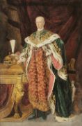 Kaiser Franz I. im Ornat des St. Stephansorden, 1827
