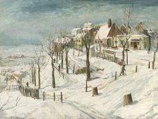 Hochstraße im Schnee, 1928