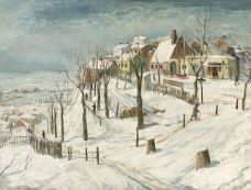 Hochstraße im Schnee, 1928