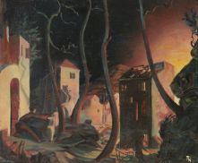 Feuer in der Nacht, um 1935
