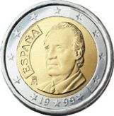 2 Euro Spanien, 1. Serie