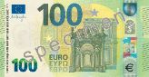 100-Euro-Banknote Vorderseite Specimen