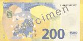 200-Euro-Banknote Rückseite