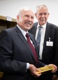 Gouverneur Nowotny und Bundespräsident Alexander Van der Bellen