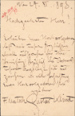 Klimt-Brief