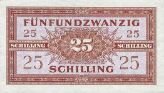 25 Schilling 1944 - Vorderseite