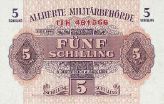 5 Schilling 1944 - Vorderseite