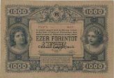 1000 Gulden (1880) - Rückseite