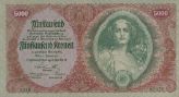 5000 Kronen 1922 - Vorderseite