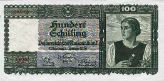 100 Schilling 1936 - Vorderseite