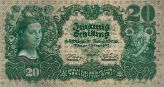 20 Schilling 1928 - Vorderseite