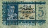 5 Schilling 1927 - Vorderseite
