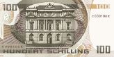 100 Schilling 1984 - Rückseite