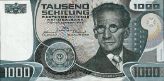 1000 Schilling 1983 - Vorderseite