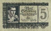 5 Schilling Interimsnote 1945 - Vorderseite