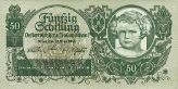 50 Schilling Interimsnote 1945 - Vorderseite