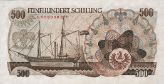 500 Schilling 1965 - Rückseite