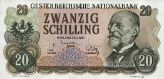 20 Schilling 1956 - Vorderseite