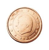 2 cent, Belgium, first series