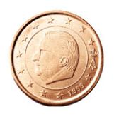 5 cent, Belgium, first series