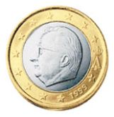 1 euro, Belgium, first series