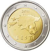 2 euro, Estonia