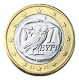 1 euro, Greece