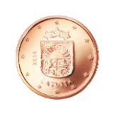 2 cent, Latvia