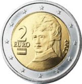2 euro, Austria