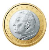 1 euro, Vatican, first series