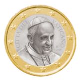 1 euro, Vatican, fourth series