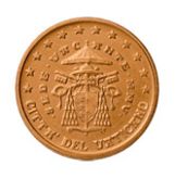 5 cent, Vatican, second series