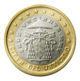 1 euro, Vatican, second series