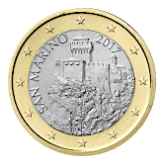 1 euro, San Marino, second series