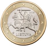 1 euro, Lithuania