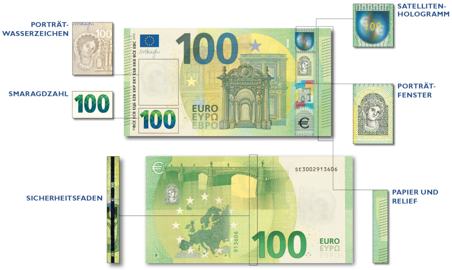 Die neue 100-Euro-Banknote